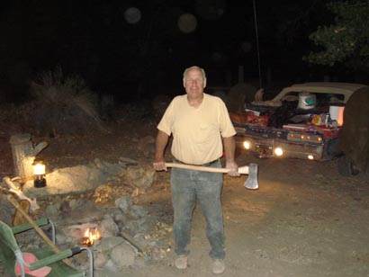 Gary's cooking keeps Steve busy...Onion Rings Tonight