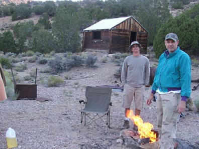 camping at the Cardinal Mine