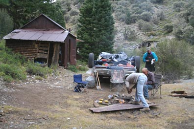 This time we went down the mountain to Sheep Camp