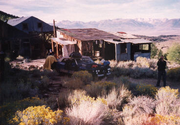 Derek shoots a scene for GHOST TOWN TRAVELS