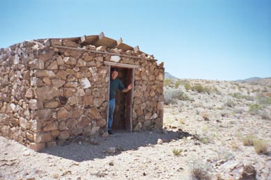 although fallen, this roof still provides some shade