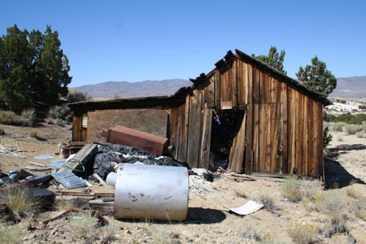 many buildings dot the area